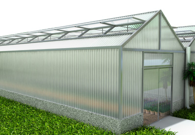 Polycarbonate Corrugated Sheet For Agriculture